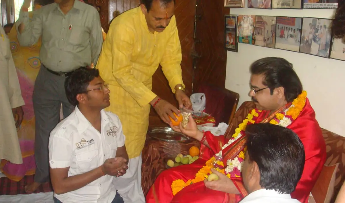 Mridul Krishna Shastri Ji Bhagwat Katha photography by Nitin Swaroop