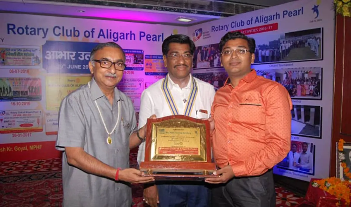 Outstanding Support New Generation Service Award Rotary Club